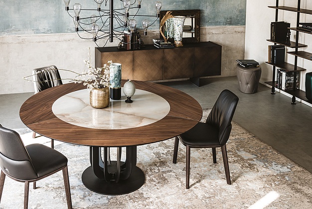 Стол обеденный Cattelan Italia Soho Ker-Wood 1 Стол обеденный Cattelan Italia Soho Ker-Wood (Италия) 1
