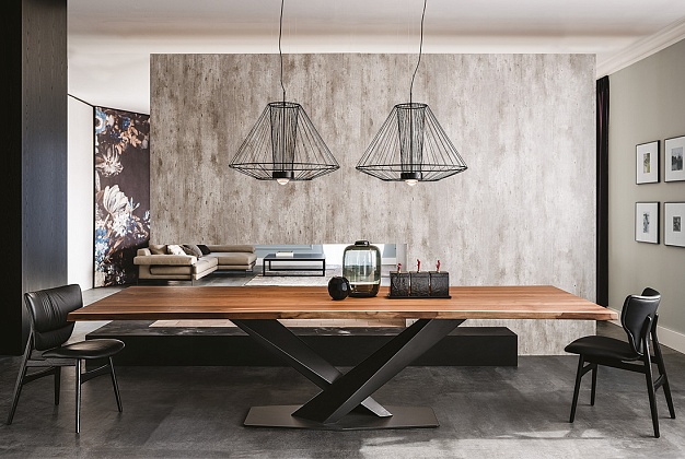 Стол обеденный Cattelan Italia Stratos Wood 5 Стол обеденный Cattelan Italia Stratos Wood (Италия) 5