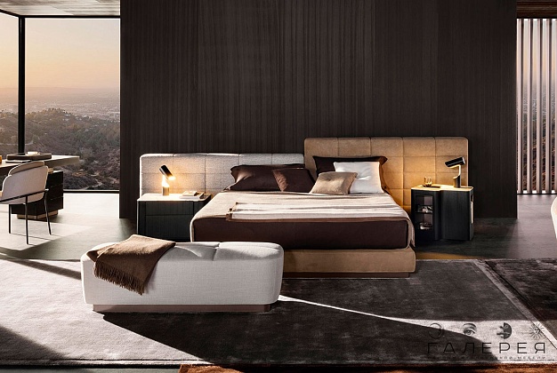 Кровать Minotti Lawrence 1 Кровать Minotti Lawrence (Италия) 1