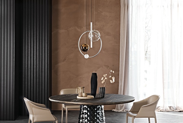 Стол обеденный Cattelan Italia Atrium Keramik Premium круглый 2 Стол обеденный Cattelan Italia Atrium Keramik Premium круглый (Италия) 2