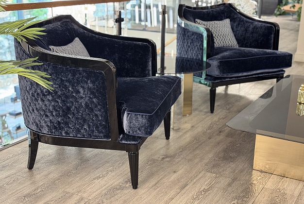 Кресло Keoma Gaia blue 02 1 Кресло Keoma Gaia blue 02 (Италия) 1
