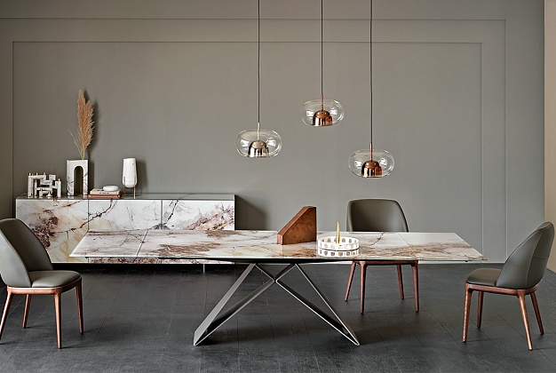 Стол обеденный Cattelan Italia Premier Crystalart Drive 4 Стол обеденный Cattelan Italia Premier Crystalart Drive (Италия) 4