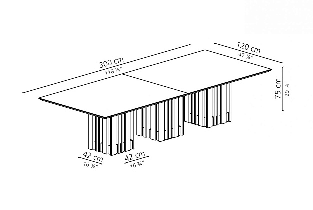 Стол обеденный Casamilano Empire 5 Стол обеденный Casamilano Empire (Италия) 5