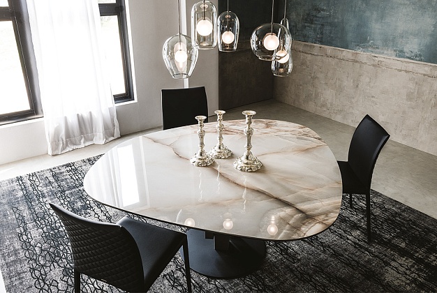 Стол обеденный Cattelan Italia Skyline Keramik Round 1 Стол обеденный Cattelan Italia Skyline Keramik Round (Италия) 1