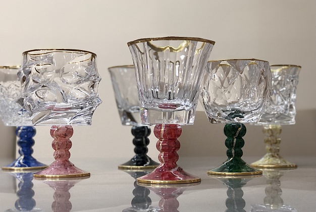 Набор бокалов Vetrerie di Empoli Marble 1 Набор бокалов Vetrerie di Empoli Marble (Италия) 1