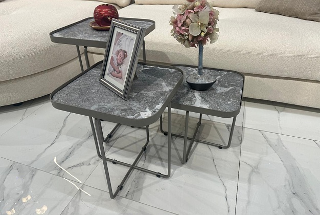 Журнальные столики Cattelan Italia Benny Keramik 3 шт. 1 Журнальные столики Cattelan Italia Benny Keramik 3 шт. (Италия) 1