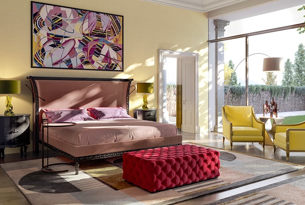 Кровать Andrea Fanfani Tornabuoni Atelier S363 2 Кровать Andrea Fanfani Tornabuoni Atelier S363 (Италия) 2