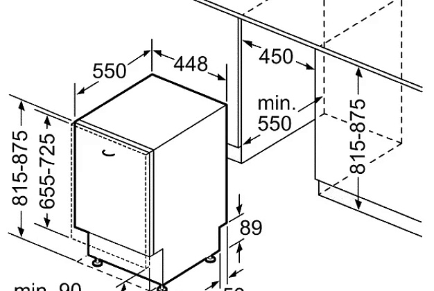 Встраиваемая посудомоечная машина Bosch SPV40E10RU 3 Встраиваемая посудомоечная машина Bosch SPV40E10RU () 3