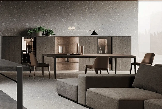 Гостиная Binova Bluna Legno 3 Гостиная Binova Bluna Legno (Италия) 3