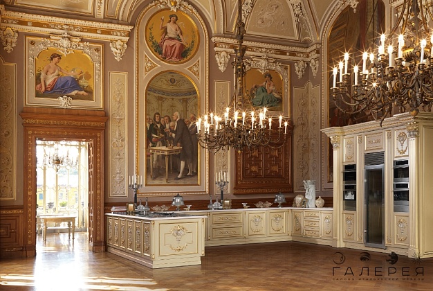 Кухня Boiserie Italia Villa Coralo 1 Кухня Boiserie Italia Villa Coralo (Италия) 1
