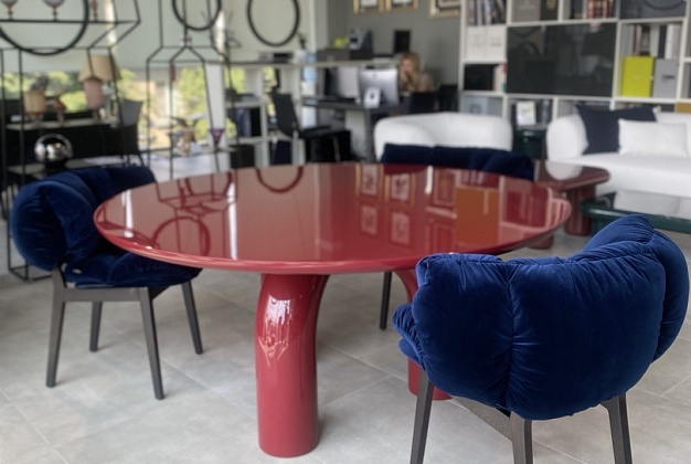Стул Edra Blue Velvet 3 Стул Edra Blue Velvet (Италия) 3