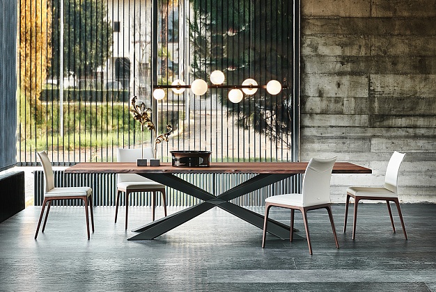 Стол обеденный Cattelan Italia Spyder Wood 3 Стол обеденный Cattelan Italia Spyder Wood (Италия) 3