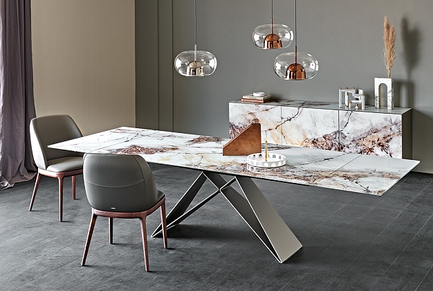 Стол обеденный Cattelan Italia Premier Crystalart Drive 2 Стол обеденный Cattelan Italia Premier Crystalart Drive (Италия) 2