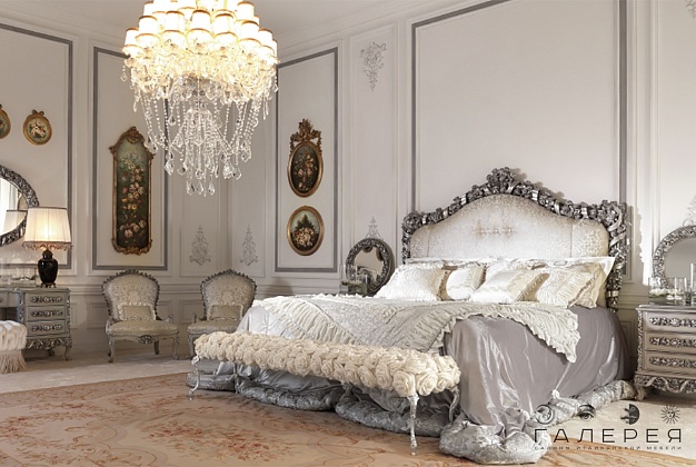 Спальня Boiserie Italia Villa Borromeo 1 Спальня Boiserie Italia Villa Borromeo (Италия) 1