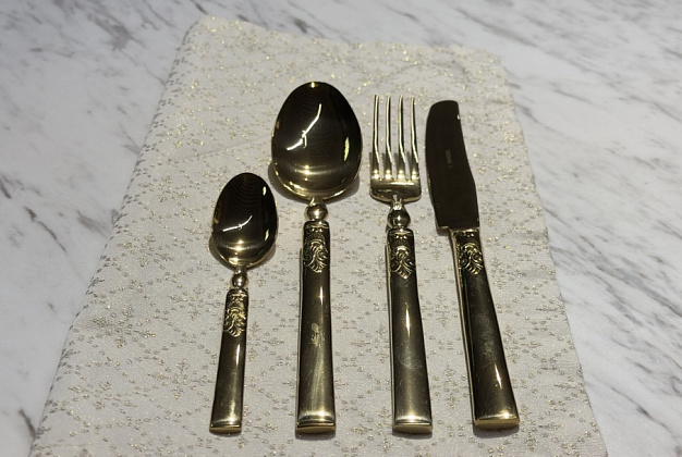 Столовые приборы (24 шт.) Herdmar 1911 GOLD 35 3 Столовые приборы (24 шт.) Herdmar 1911 GOLD 35 (Португалия) 3