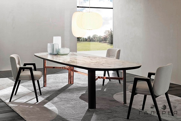 Стол обеденный Minotti Dan 2 Стол обеденный Minotti Dan (Италия) 2