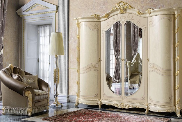 Спальня Mobilpiu Luxury Madame Royale 2 Спальня Mobilpiu Luxury Madame Royale (Италия) 2