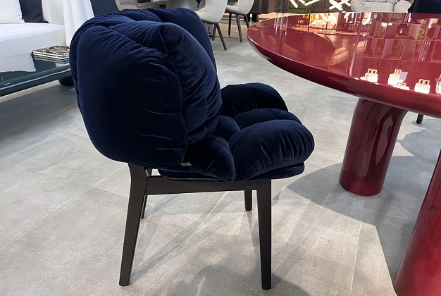 Стул Edra Blue Velvet 5 Стул Edra Blue Velvet (Италия) 5