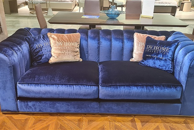 Диван DV Home Kent синий 3 Диван DV Home Kent синий (Италия) 3