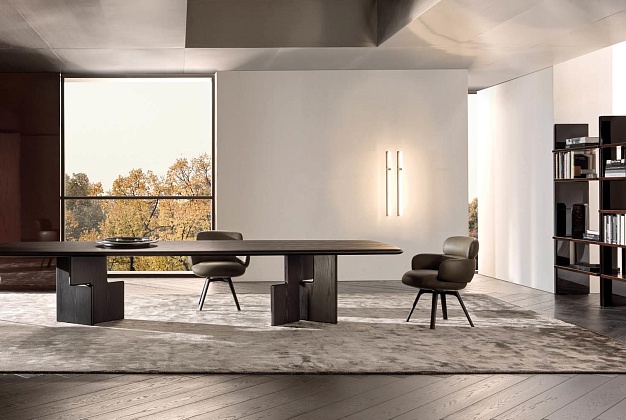 Стол обеденный Minotti Nico 4 Стол обеденный Minotti Nico (Италия) 4