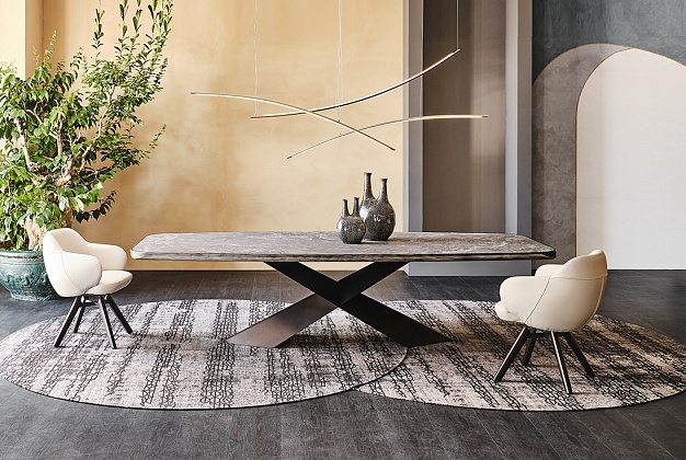 Стол обеденный Cattelan Italia Tyron Keramik Premium 1 Стол обеденный Cattelan Italia Tyron Keramik Premium (Италия) 1
