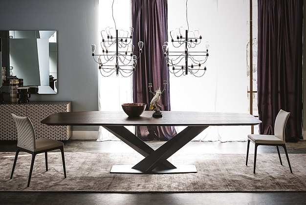 Стол обеденный Cattelan Italia Stratos Wood 3 Стол обеденный Cattelan Italia Stratos Wood (Италия) 3