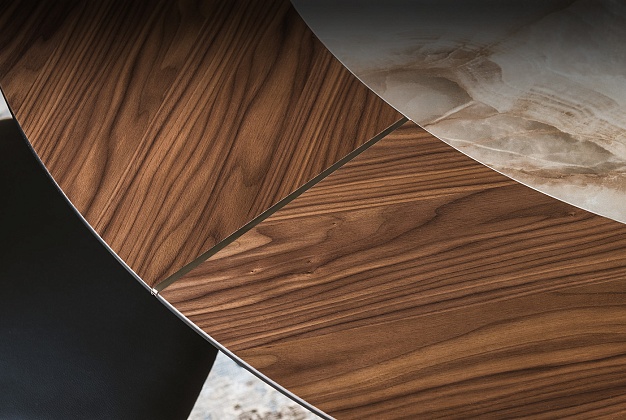 Стол обеденный Cattelan Italia Planer Ker-Wood Round 1 Стол обеденный Cattelan Italia Planer Ker-Wood Round (Италия) 1