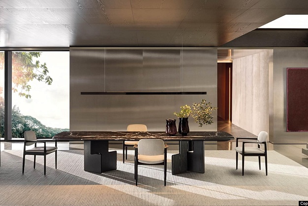 Стол обеденный Minotti Nico 2 Стол обеденный Minotti Nico (Италия) 2